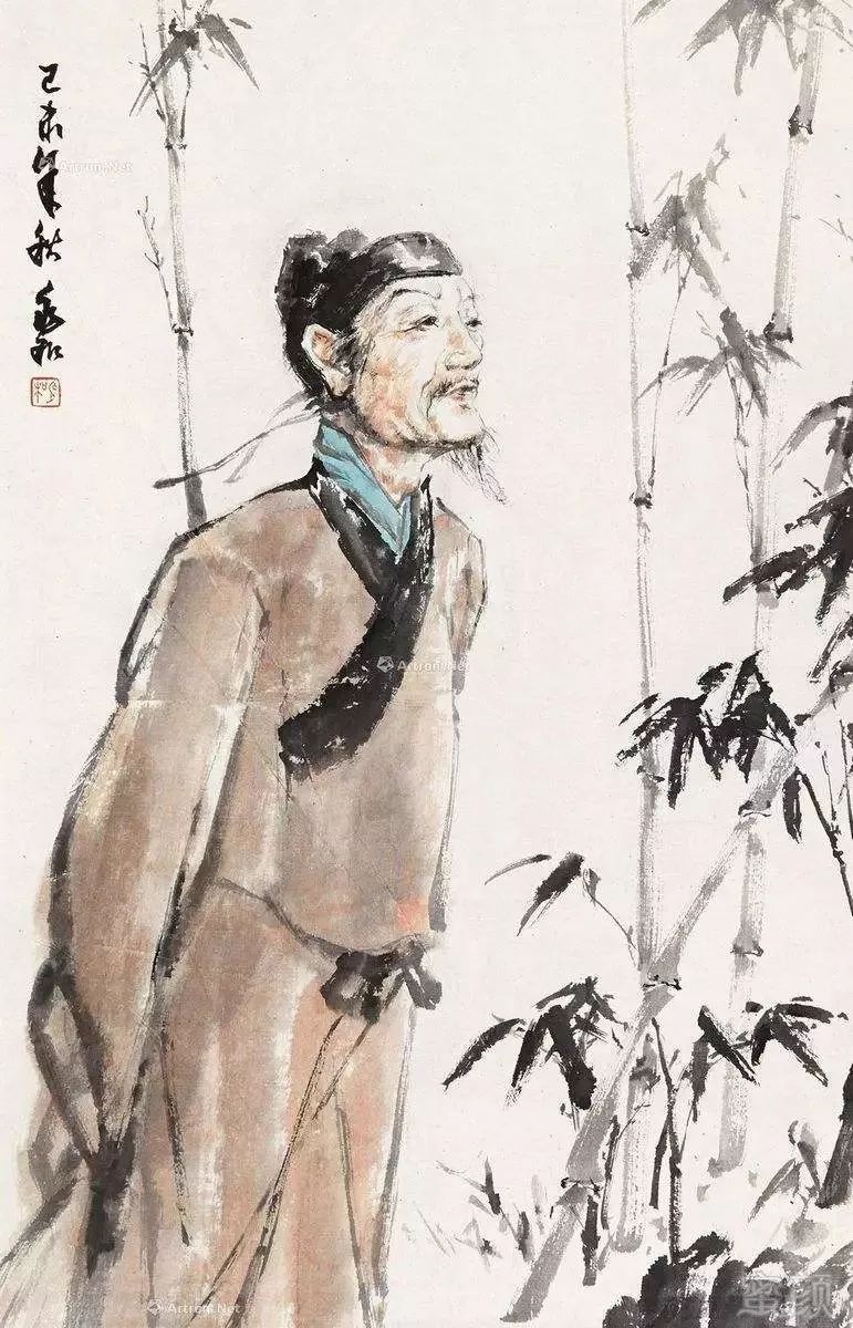 艺术水平实在是高!     怪不得课本插画中第壹个火的就是杜甫呢!