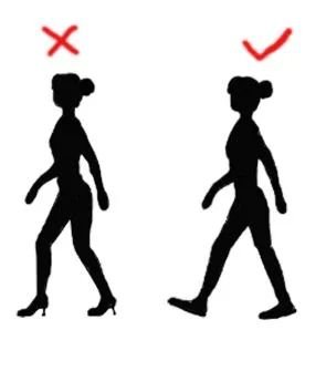 ps:很多人走路是小腿发力,其实正确的感觉应该是臀部发力带动双腿.