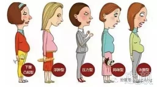 下腹凸起型